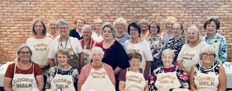 Heating up the ovens for the Bethel UMC cookie walk are in back (l-r) Susan Crawford, Sue Kugel, Barbara VanArsdalen, Betty Sheats and Linda Leishear. In the third row are Karen Lankford, Nessie Kind, Patty Morrison, Debbie Dawson, Judy Stevenson and Gayle Gibbons. In the second row are Sue Manlove, Kay Poole, Pat Slater and Judy Holt. In front are Linda Chantler, Marge Zayata, Bonnie Rineer, Sandy Bassett, Inez Brengle and Leslie Papp. SUBMITTED PHOTO